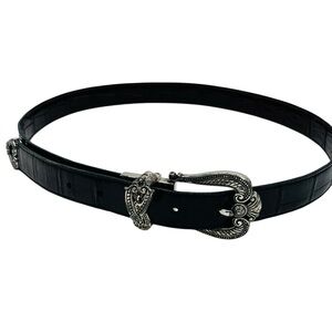 Brighton Women’s Reversible Black Brown Belt B40209 Size Medium 34